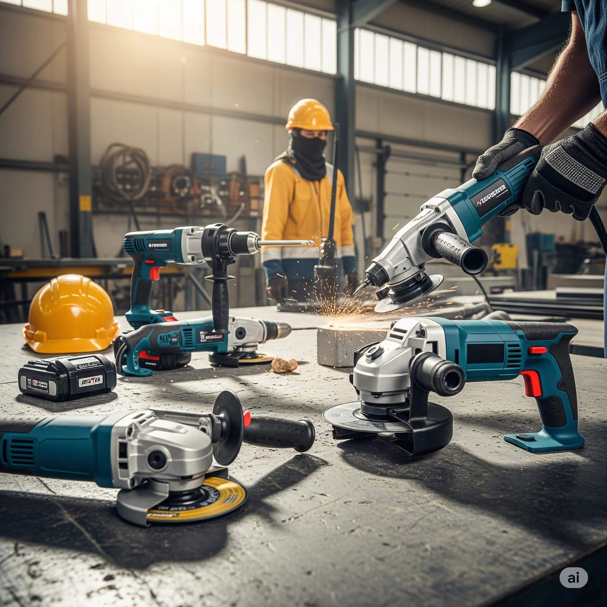 Herramientas Eléctricas para Construcción (Taladros, Esmeriles, Rotomartillos)